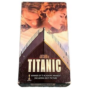 Titanic (VHS, 1998, 2-Tape Set) TESTED Tapes And Covers